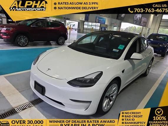 TESLA MODEL 3 2022 5YJ3E1EB3NF249822 image